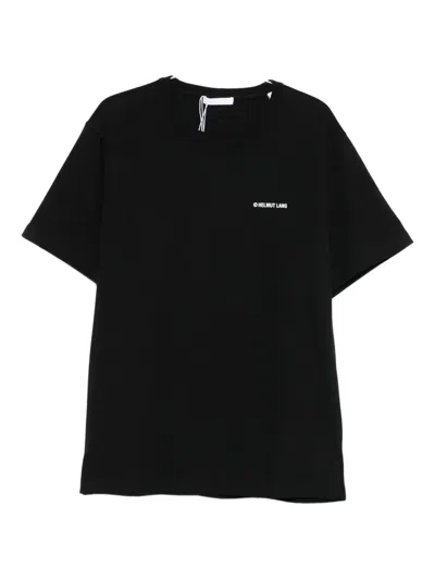Helmut Lang Logo-print T-shirt In Black
