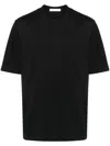 Helmut Lang Embossed Logo T-shirt In Schwarz