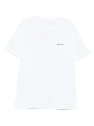 Helmut Lang Logo-print T-shirt In White