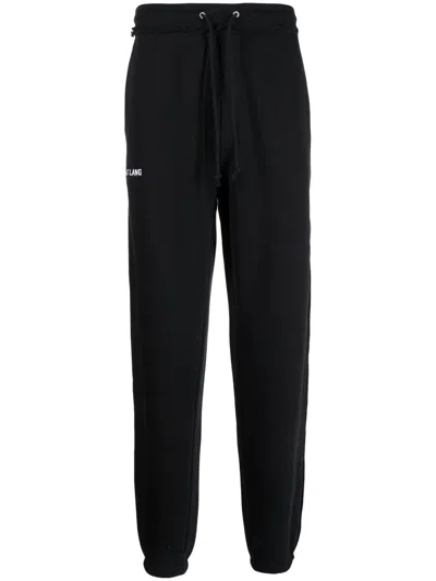 Helmut Lang Logo-print Track Pants In Black