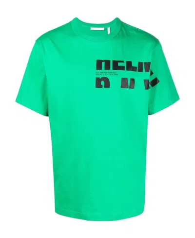 Helmut Lang Logo Printed Short Sleeved T-shirt