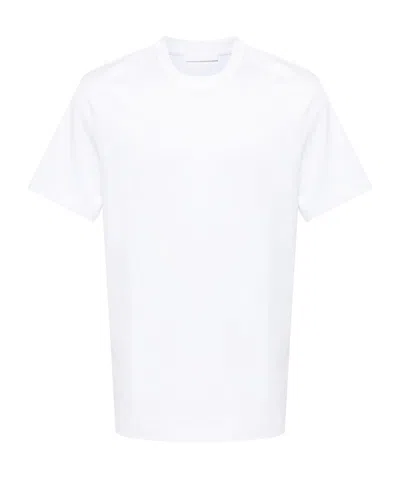 Helmut Lang Logo Crew Neck Slim Fit T-shirt In White