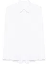 Helmut Lang Logo-rubberised Shirt In White