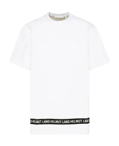 Helmut Lang Logo Short-sleeved T-shirt In White