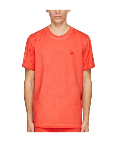 Helmut Lang Logo T-shirt In Orange