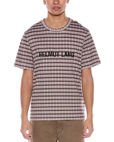Helmut Lang Logo T-shirt In Red