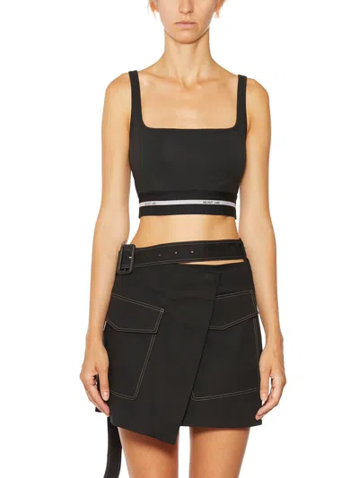 Helmut Lang Logo Tank Top In Black