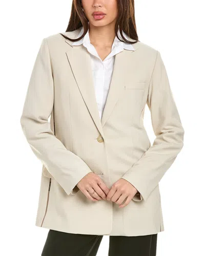 HELMUT LANG HELMUT LANG LOGO TAPE WOOL-BLEND BLAZER