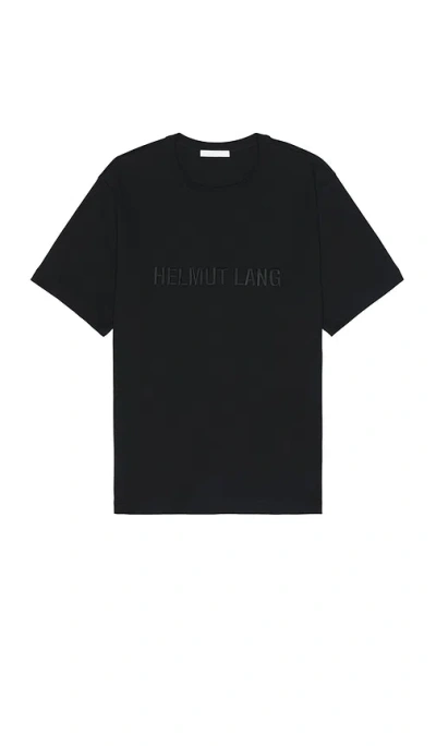 Helmut Lang T-shirt With Logo In Black