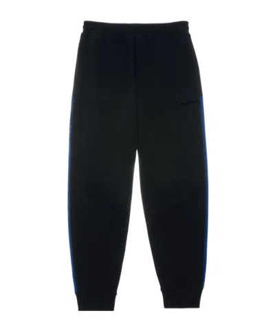 Helmut Lang Logo-embroidered Cotton Track Pants In Black