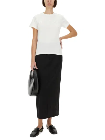 Helmut Lang Logo-print Cotton T-shirt In White