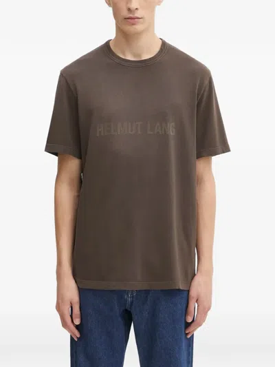Helmut Lang Logo-print T-shirt In Black