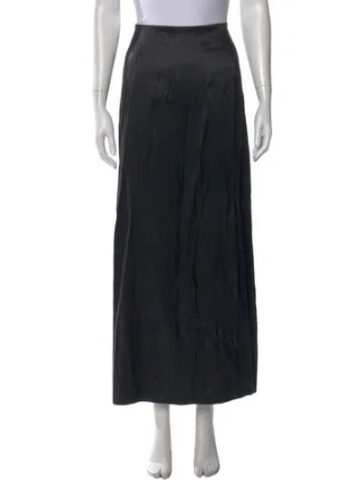 Pre-owned Helmut Lang Long Skirt In Black