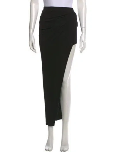 Pre-owned Helmut Lang Long Skirt In Black