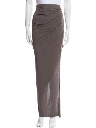 Pre-owned Helmut Lang Long Skirt In Gray
