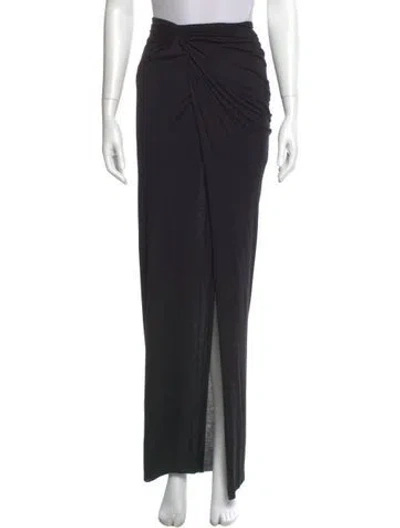 Pre-owned Helmut Lang Long Skirt In Gray