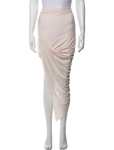 Pre-owned Helmut Lang Long Skirt In Pink