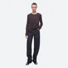 Helmut Lang Long-sleeve Apex Tee In Espresso