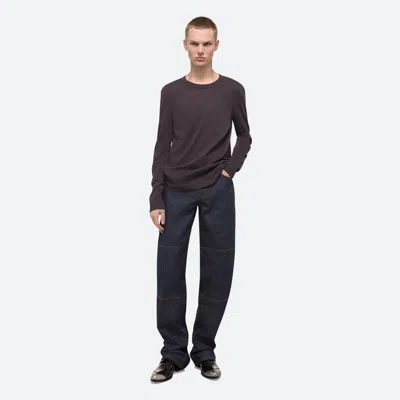 Helmut Lang Long-sleeve Apex Tee In Espresso