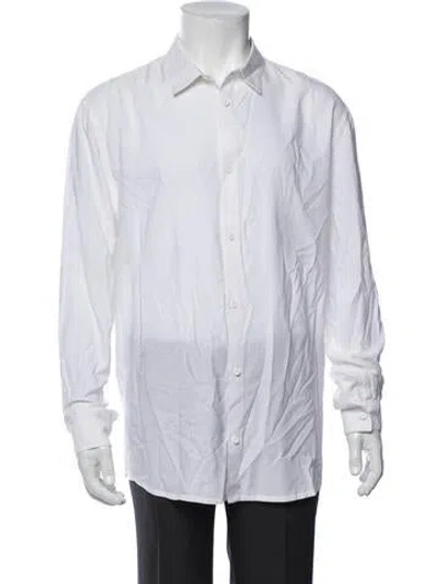 Pre-owned Helmut Lang Long Sleeve Dress Shirt In Neutrals