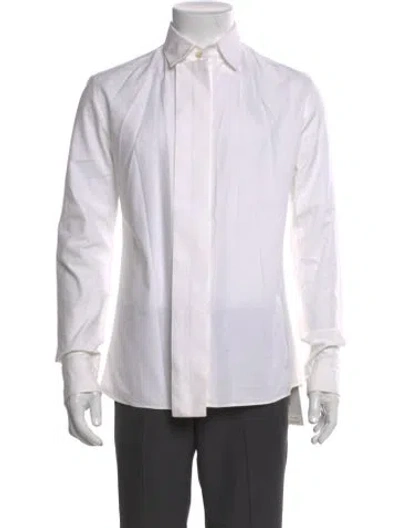 Pre-owned Helmut Lang Long Sleeve Dress Shirt In White