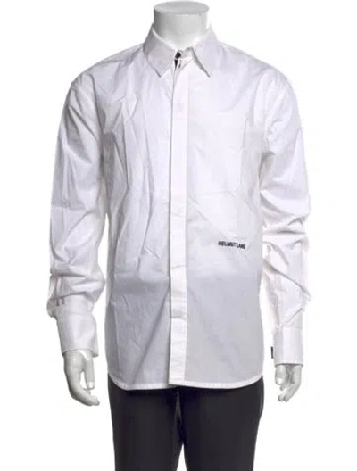 Pre-owned Helmut Lang Long Sleeve Dress Shirt In White