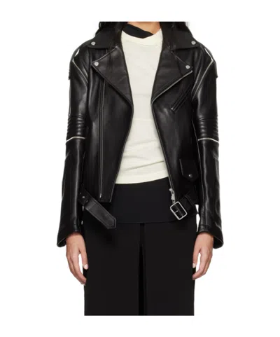 Helmut Lang Long Sleeve Leather Jacket