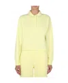Helmut Lang Polo Shirt With Embroidered Logo In Yellow