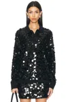 Helmut Lang Long Sleeve Polo Top In Black