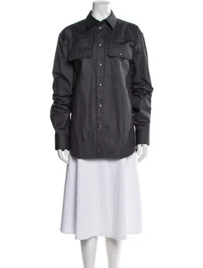 Pre-owned Helmut Lang Long Sleeve Shirt In Gray