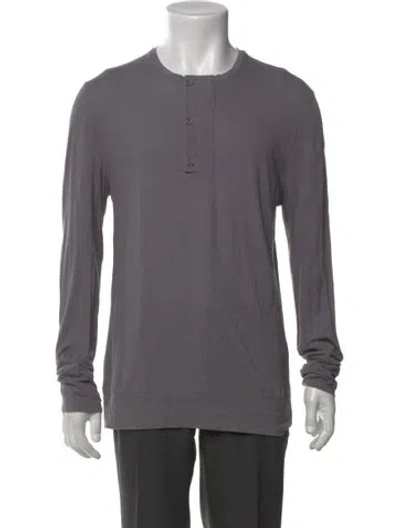 Pre-owned Helmut Lang Long Sleeve Shirt In Gray