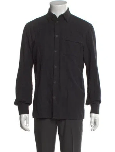Pre-owned Helmut Lang Long Sleeve Shirt In Gray