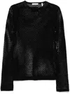 Helmut Lang Long-sleeve Sweater In Black