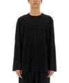 Helmut Lang Logo Crew Neck T-shirt Long Sleeves