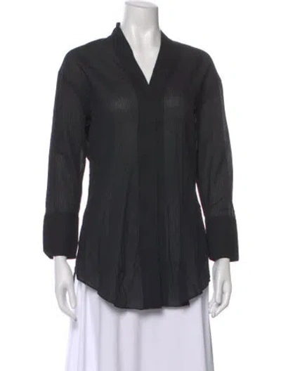 Pre-owned Helmut Lang Long Sleeve Top In Black