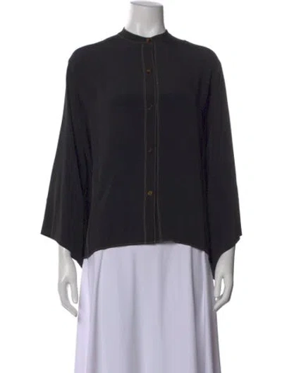 Pre-owned Helmut Lang Long Sleeve Top In Black