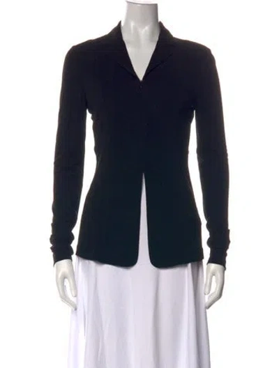 Pre-owned Helmut Lang Long Sleeve Top In Black