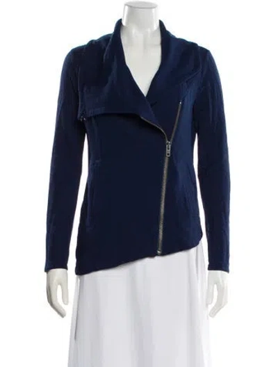 Pre-owned Helmut Lang Long Sleeve Top In Blue