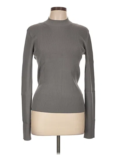 Pre-owned Helmut Lang Long Sleeve Top Gray Turtleneck Tops