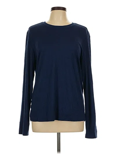 Pre-owned Helmut Lang Long Sleeve T-shirt In Blue