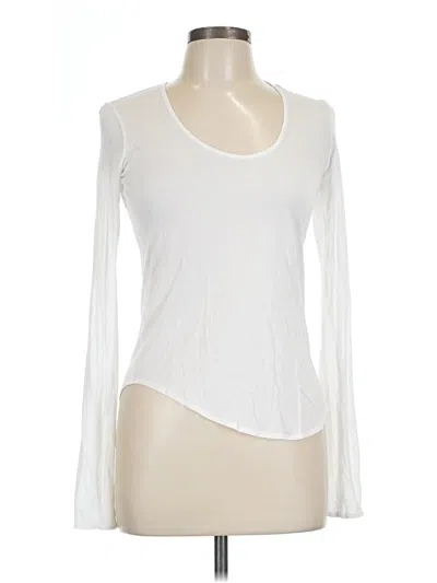 Pre-owned Helmut Lang Long Sleeve T-shirt In Ivory
