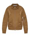 Helmut Lang Long-sleeved Casual Jacket In Brown