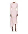 Helmut Lang Long-sleeved Dress In Pink