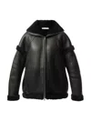 Helmut Lang Women's Apex Teddy Jacket Black In Black