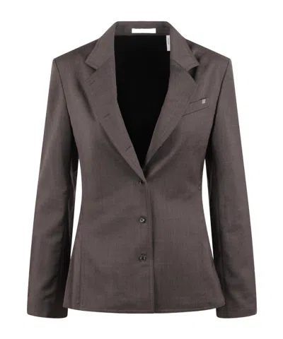 Helmut Lang Combo Suit Shirt In Black