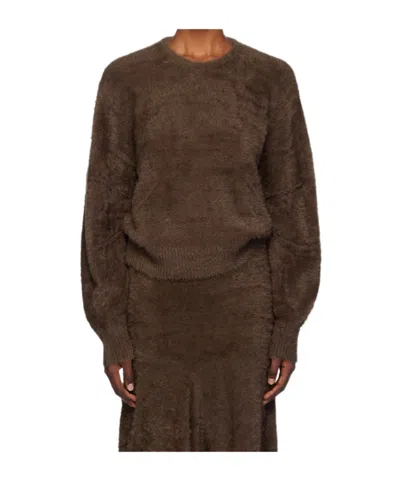 Helmut Lang Long-sleeved Sweater In Green
