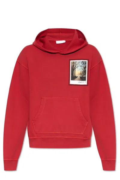 HELMUT LANG PHOTOGRAPH-PRINT HOODIE