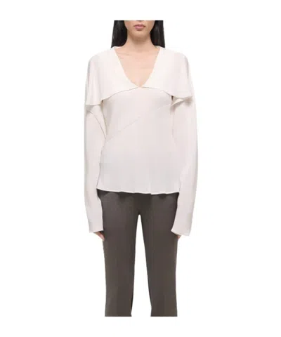 HELMUT LANG LAYERED-DESIGN BLOUSE