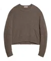 Helmut Lang Long-sleeved Wool Sweater In Brown