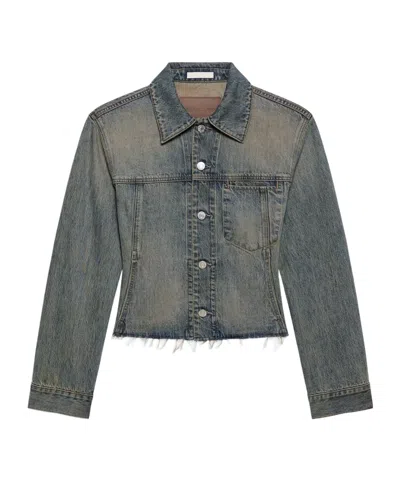 Helmut Lang Long-sleeve Jacket In Blue